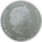 Silver Kilo 2022 Four Winds - Te Hau Raki: Photo 2022 New Zealand Hau Raki Four Winds 1 Kg Silver Proof Coin / thumbnail