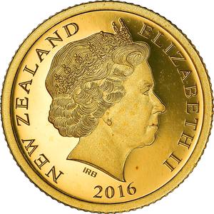 New Zealand / Gold Half Gram 2016 Hector's Dolphin - obverse photo