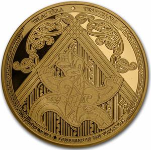 New Zealand / Gold Ounce 2023 Rūaumoko - Guardian of Volcanoes - reverse photo