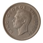Sixpence (CuproNickel): Photo Coin - 6 Pence, New Zealand, 1951