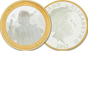 New Zealand / Silver Ounce 2012 The Hobbit - reverse photo