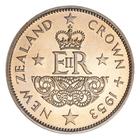 Crown (CuproNickel): Photo Proof Coin - Crown (5 Shillings), New Zealand, 1953