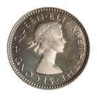 Sixpence (CuproNickel): Photo Proof Coin - 6 Pence, New Zealand, 1953