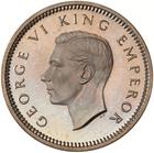 Threepence (CuproNickel): Photo Proof Coin - 3 Pence, New Zealand, 1947
