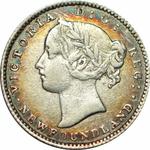 Newfoundland / Ten Cents 1865 - obverse photo