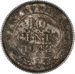 Ten Cents 1942: Photo Coin, Newfoundland, Ten Cents 1942 / thumbnail