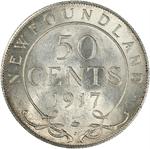 Newfoundland / Fifty Cents 1917 - reverse photo