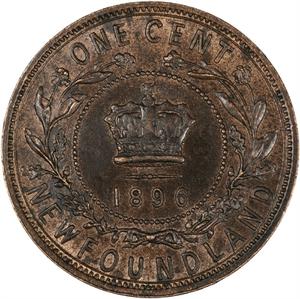 Newfoundland / One Cent 1896 - reverse photo