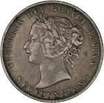 Newfoundland / Fifty Cents 1872 - obverse photo