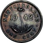 One Cent 1942: Photo Coin, Newfoundland, One Cent 1942 / thumbnail