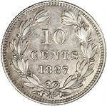 Ten Centavos 1887: Photo Coin, Nicaragua, Ten Centavos 1887 / thumbnail