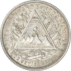 Nicaragua / Twenty Centavos 1887 - obverse photo