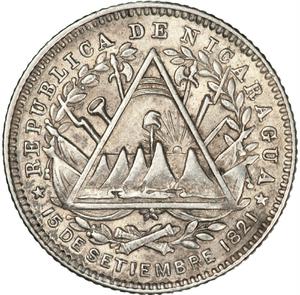 Nicaragua / Ten Centavos 1887 - obverse photo