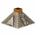 Silver Five Ounces 2022 Mayan Pyramid: Photo Coin, Nicaragua, Silver Five Ounces 2022 Mayan Pyramid / thumbnail