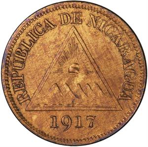 Nicaragua / Half Centavo 1917 - obverse photo
