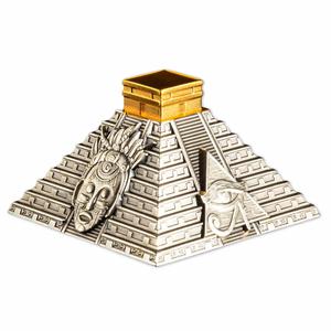 Nicaragua / Silver Five Ounces 2022 Mayan Pyramid - reverse photo