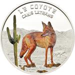 One Thousand Francs 2013 Canis Latrans Coyote: Photo Coin, Niger, One Thousand Francs 2013 Canis Latrans Coyote / thumbnail
