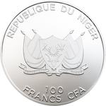 One Hundred Francs 2012 The Mecca Compass: Photo Coin, Niger, One Hundred Francs 2012 The Mecca Compass / thumbnail