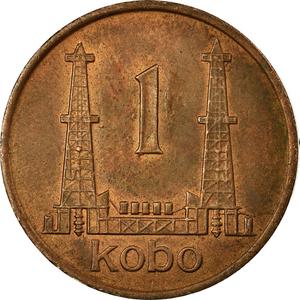Nigeria / One Kobo 1974 - reverse photo