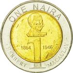Nigeria / One Naira 2006 - reverse photo
