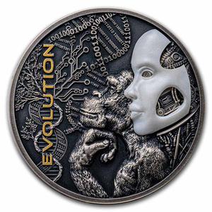 Niue / Silver Two Ounces 2022 Evolution - reverse photo