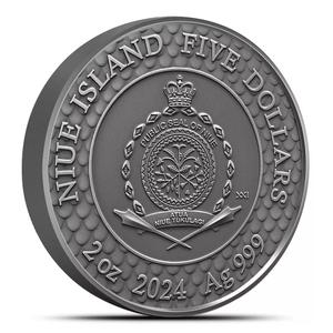 Niue / Silver Two Ounces 2024 Pearl and Dragon - obverse photo