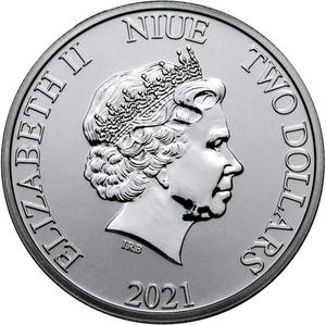 Niue / Silver Ounce 2021 Hawksbill Turtle - obverse photo