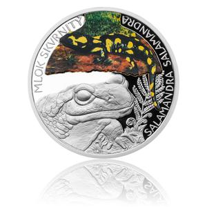 Niue / Silver Half Ounce 2015 Fire Salamander - reverse photo
