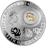 Silver Half Ounce 2014 Elephant: Photo Coin, Niue, Silver Half Ounce 2014 Elephant / thumbnail