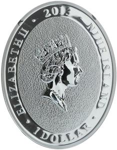Niue / Silver Ounce 2013 Year of the Snake - Baby Snake - obverse photo