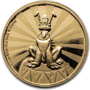 Niue / Gold Quarter Ounce 2020 Pluto - reverse photo