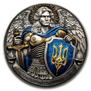 Niue / Silver Five Ounces 2024 St. Michael the Patron of Kyiv - reverse photo