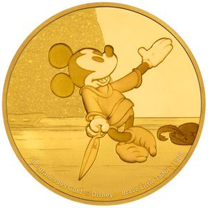 Niue / Gold Half Gram 2016 Mickey - Brave Little Tailor - obverse photo