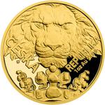 Niue / Gold Ounce 2023 Czech Lion / Proof - reverse photo