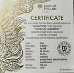 Silver Two Ounces 2019 Amazons: Photo Coin, Niue, Silver Two Ounces 2019 Amazons / thumbnail