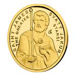 Gold Half Gram 2021 Saint James the Elder: Photo Coin, Niue, Gold Half Gram 2021 Saint Jacob / thumbnail