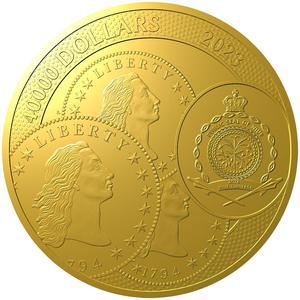 Niue / Gold Five Kilos 2023 Thaler - obverse photo