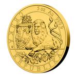 Gold Five Ounces 2019 Czech Lion: Photo Coin, Niue, Gold Five Ounces 2019 Czech Lion / thumbnail