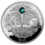 One Dollar Silver 2013 Magic Stones - May: Photo Coin, Niue, One Dollar Silver 2013 Magic Stones - May / thumbnail