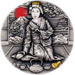 Silver Two Ounces 2019 Geisha: Photo Coin, Niue, Silver Two Ounces 2019 Geisha / thumbnail