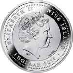 Niue / One Dollar Silver 2014 World War I - obverse photo