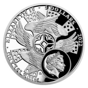 Niue / Silver Two Ounces 2022 Archangel Gabriel - obverse photo