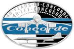 Niue / Silver Ounce 2016 Concorde / Coloured Reverse - reverse photo