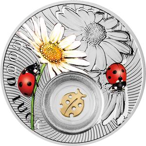Niue / Silver Half Ounce 2014 Ladybug - reverse photo