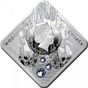 Niue / Silver Half Ounce 2015  Tugela Falls Waterfall - obverse photo