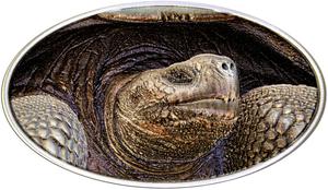 Niue / Silver Ounce 2015 Animal Skins - Lonesome George - reverse photo