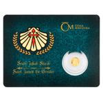 Gold Half Gram 2021 Saint James the Elder: Photo Coin, Niue, Gold Half Gram 2021 Saint Jacob / thumbnail