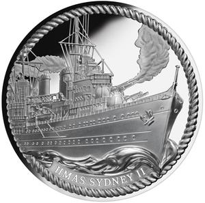Niue / Silver Ounce 2016 HMAS Sydney II - reverse photo