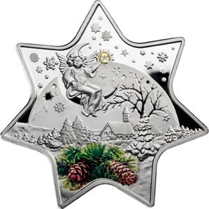 Niue / Silver Ounce 2012 Christmas - Star - reverse photo