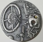 Silver Ounce 2018 Space Mining - Chondrite Meteorite: Photo Coin, Niue, Silver Ounce 2018 Space Mining - Chondrite Meteorite / thumbnail